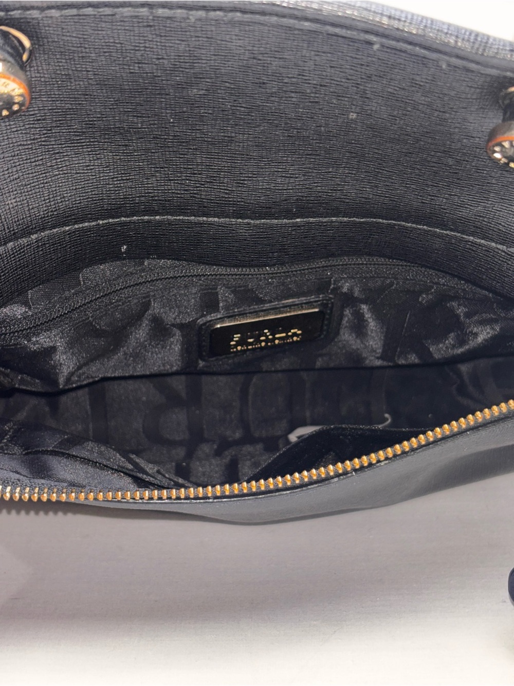 Furla Genuine Leather Black Top-Handle Crossbody Bag - Picture 4 of 4
